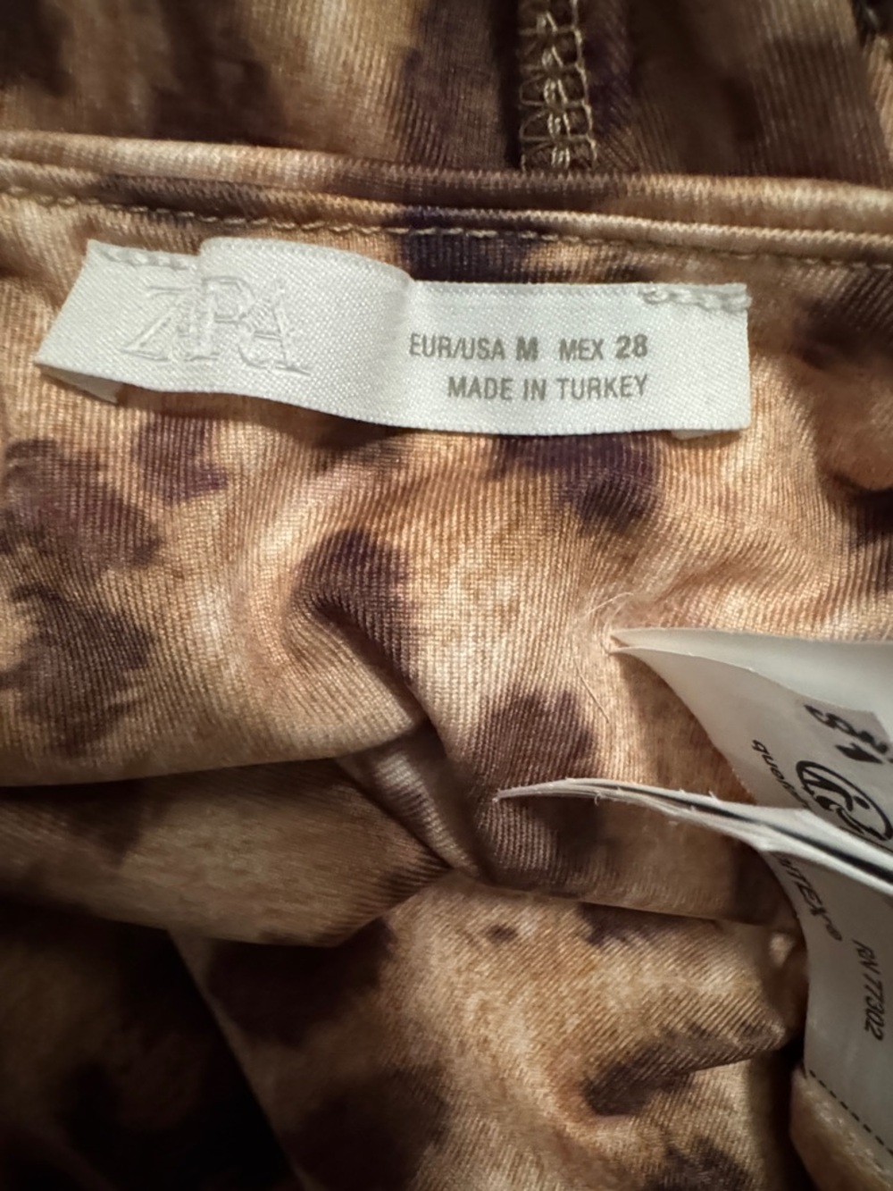Zara Square Nexk Leopard Print Bodysuit - Picture 8 of 10